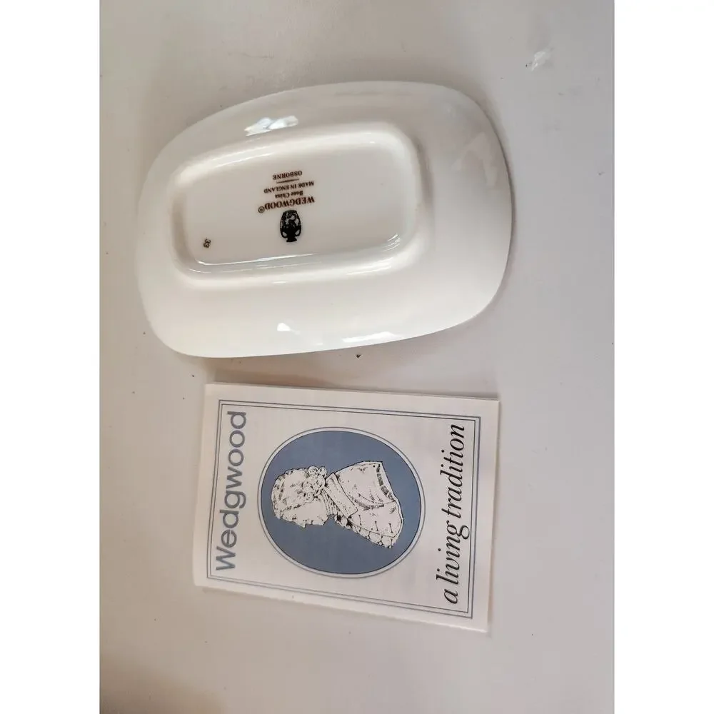 Vtg Wedgwood Osborne Tray Trinket Soap Dish 5 1/2